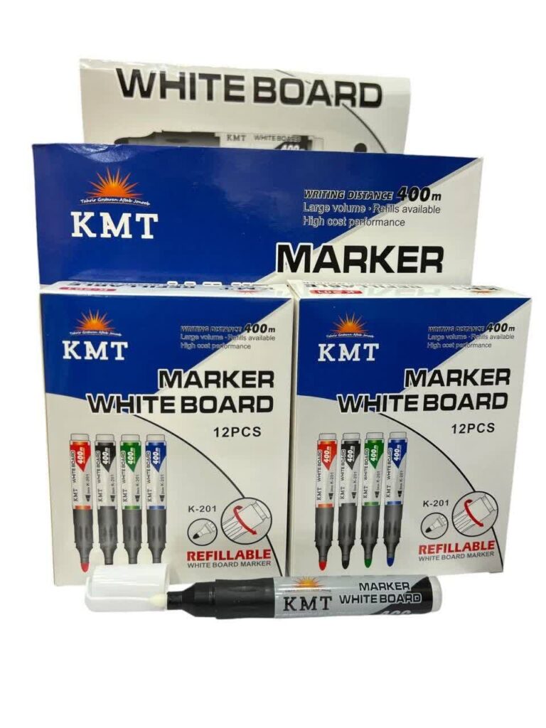 ماژیک وایت برد شارژی آبیKMT