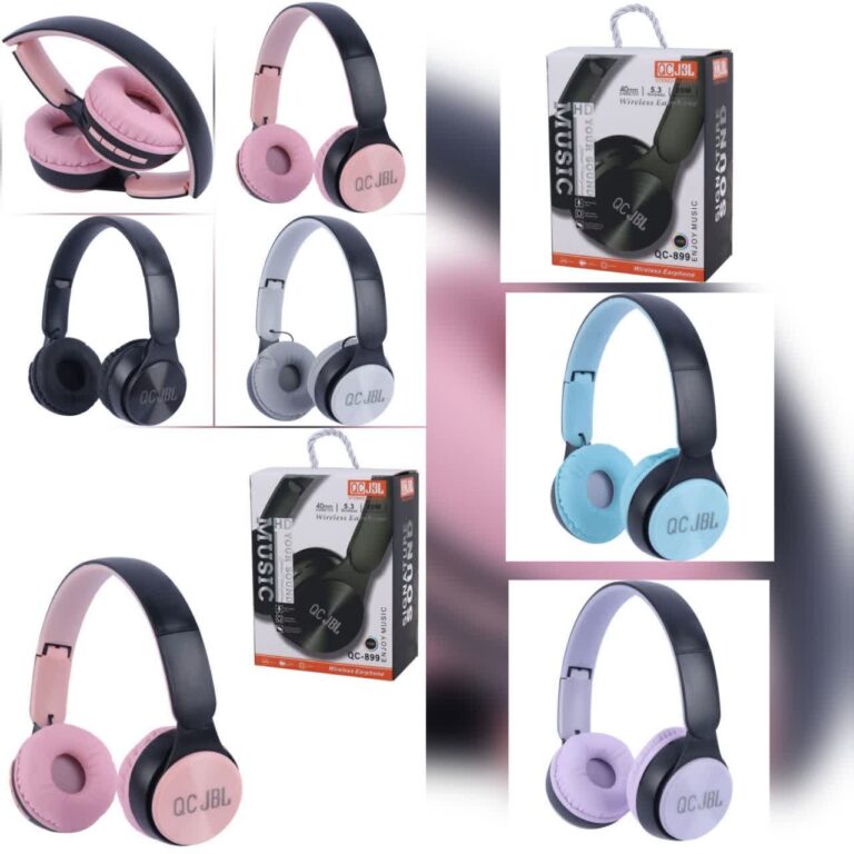 هدفون بلوتوثی رنگ صورتیQCJBL , مدل QC899