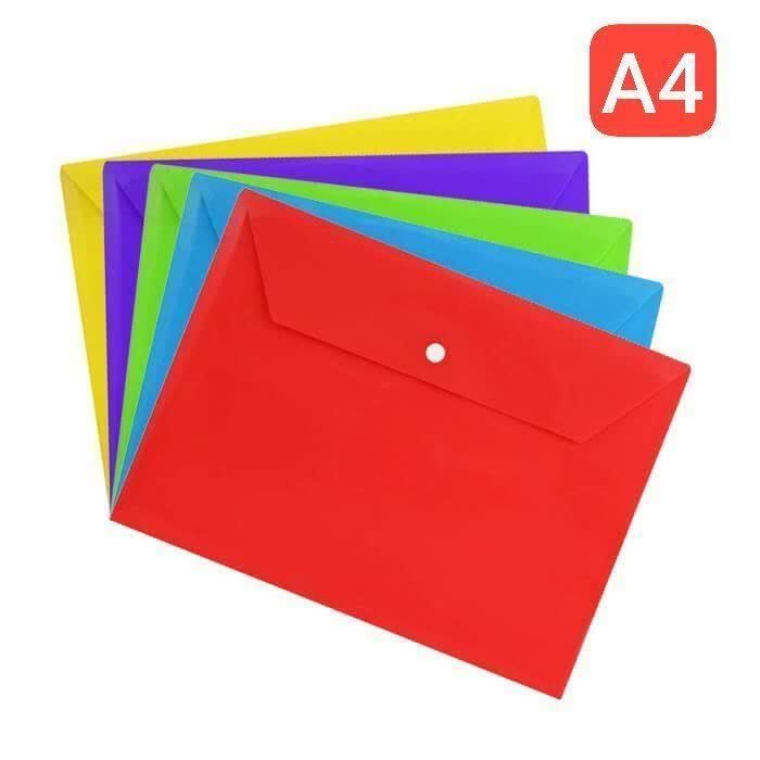 ☑️ پوشه دکمه دار پرنو سایز A4 ✅ ۱۵۰ میکرون باکیفیت