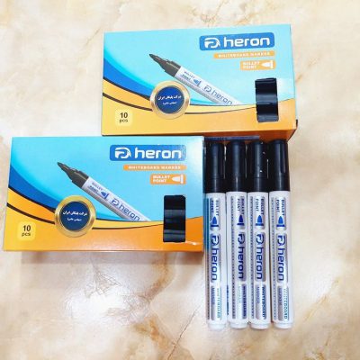 ماژیک وایت برد هرون رنگ مشکی