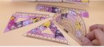 ست ۴ تکه نقاله گونیا خط کش کرومی - کد 8504 - تصویر 3