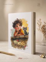 کلاسور نگار جلد سخت ۲۶ حلقه مدل لوتوس- کد 8592 - تصویر 9